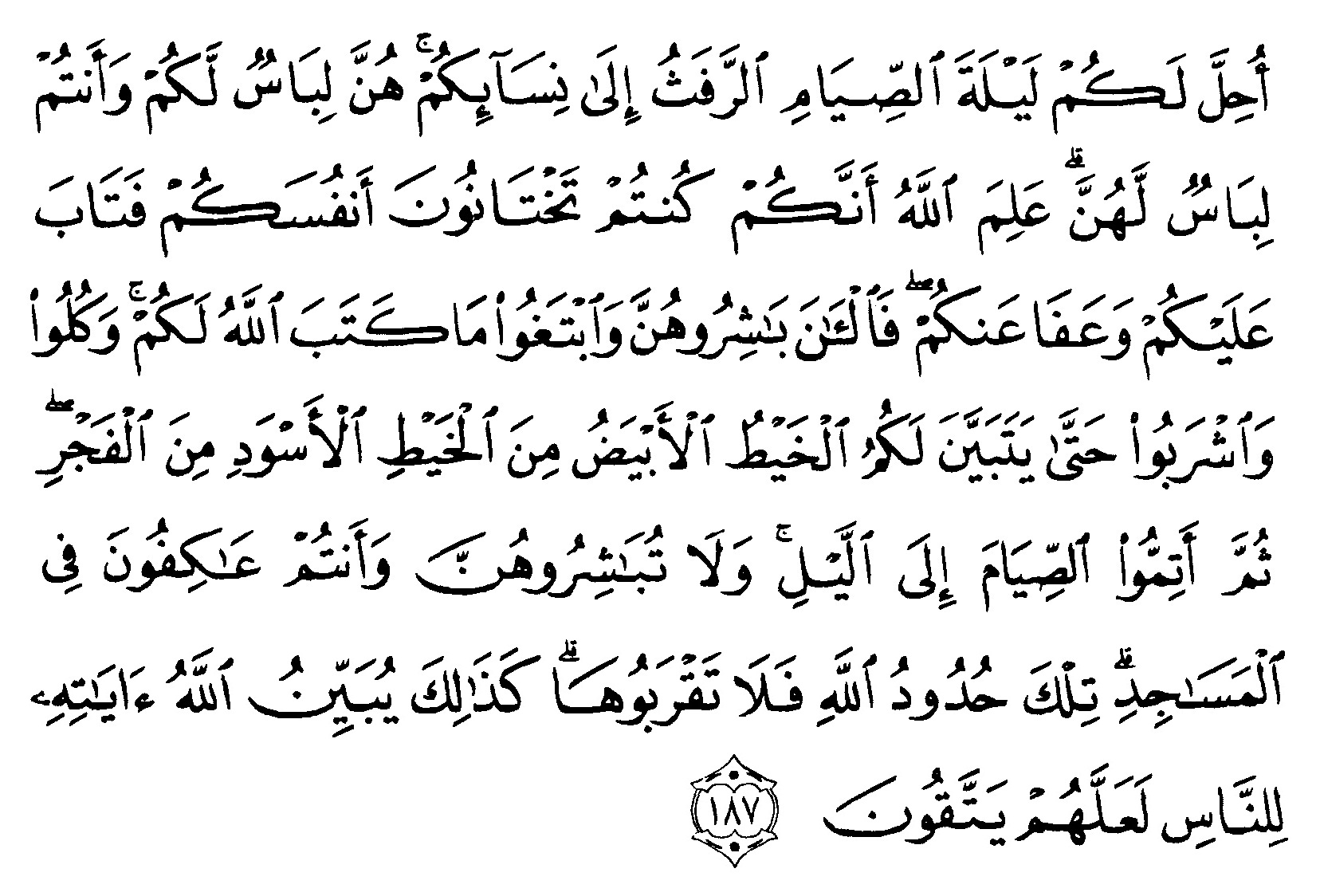 Surat Al Baqarah Ayat 187 Beserta Artinya - KibrisPDR