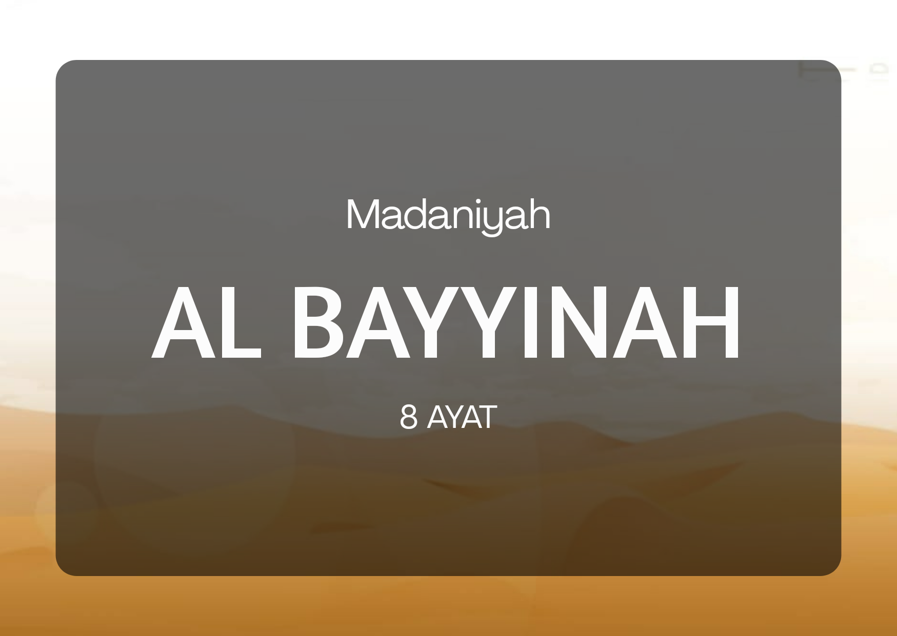 Detail Surat Al Bayyinah Ayat 5 Beserta Artinya Nomer 23