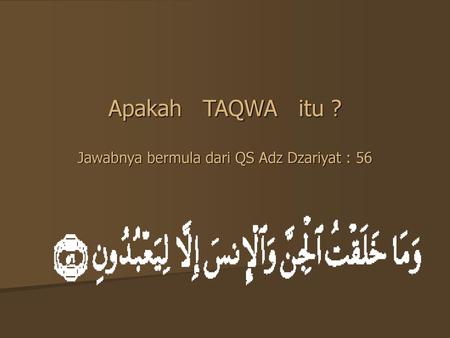 Detail Surat Al Dzariyat Ayat 56 Dan Artinya Nomer 35