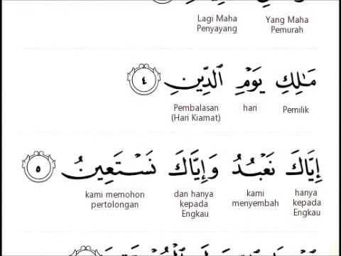 Detail Surat Al Fatihah Beserta Artinya Nomer 28