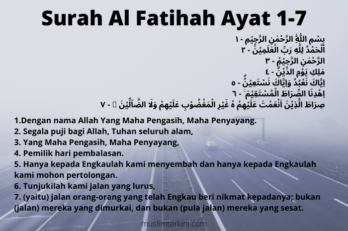 Detail Surat Al Fatihah Disebut Juga Dengan Nomer 23