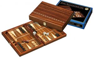 Detail Backgammon Brett Holz Nomer 2