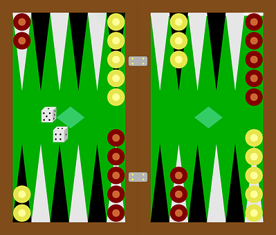 Detail Backgammon Brett Holz Nomer 27