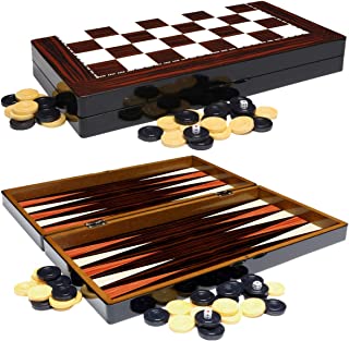 Detail Backgammon Brett Holz Nomer 3