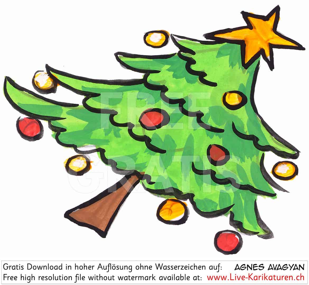 Detail Christbaum Comic Nomer 6