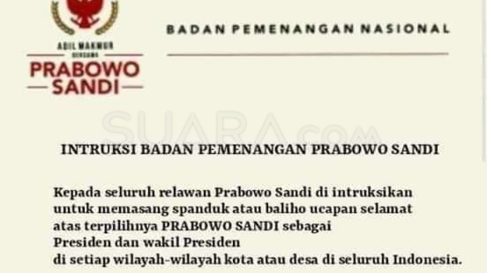 Detail Download Logo Prabowo Sandi Nomer 39