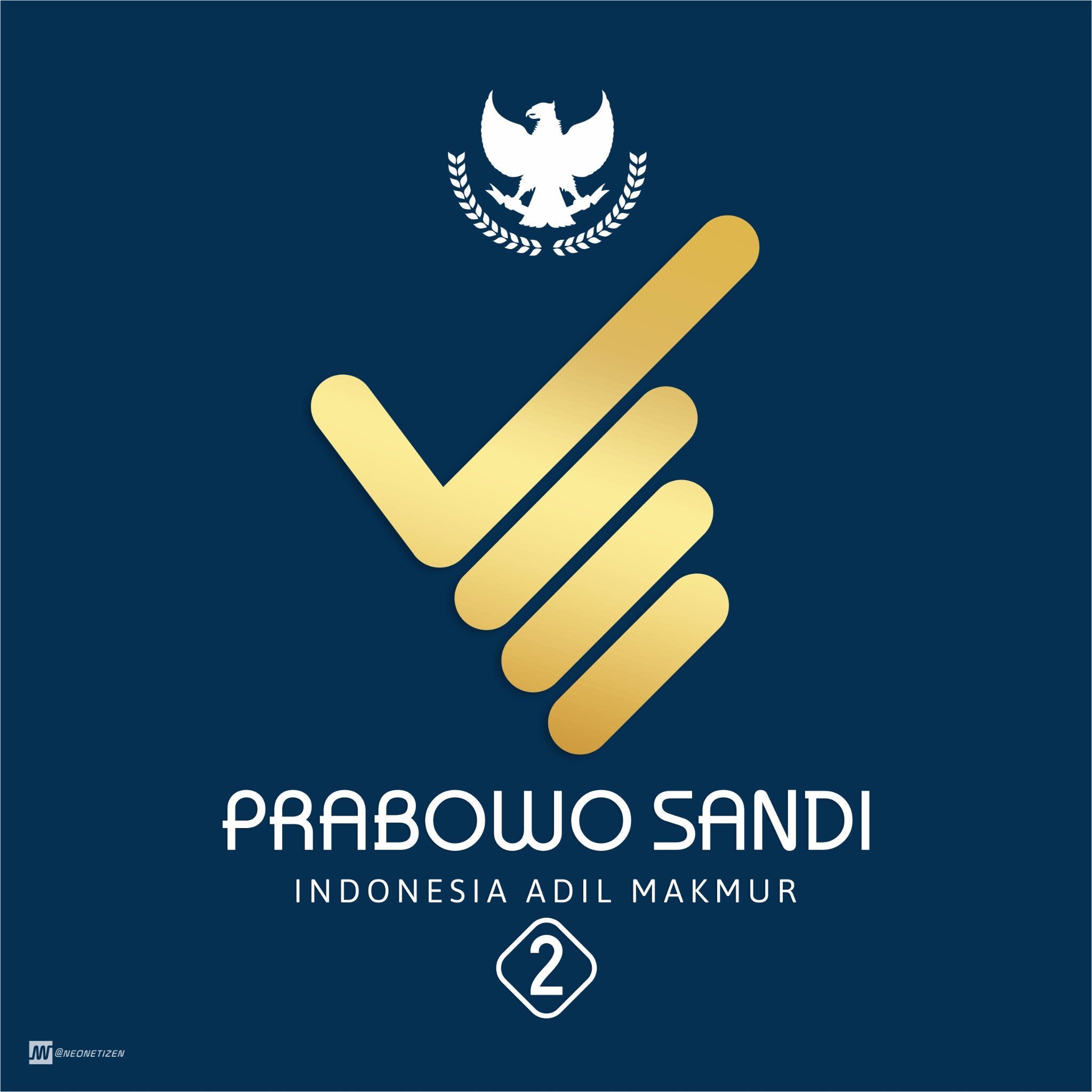 Detail Download Logo Prabowo Sandi Adil Makmur Nomer 22