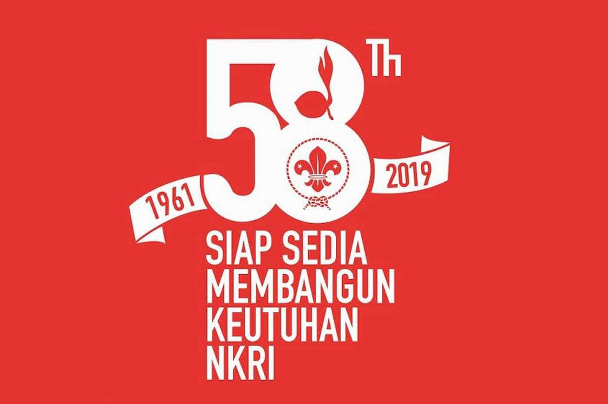 Detail Download Logo Pramuka Ke 58 Tahun 2019 Cdr Nomer 2