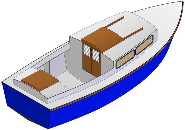 Detail Kleines Holzboot Nomer 8