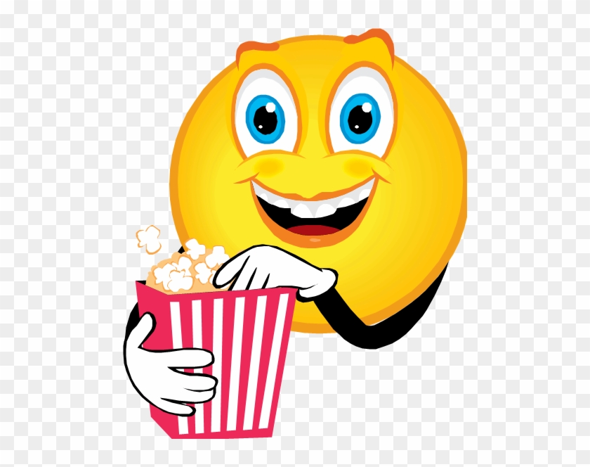 Detail Smiley Mit Popcorn Nomer 2