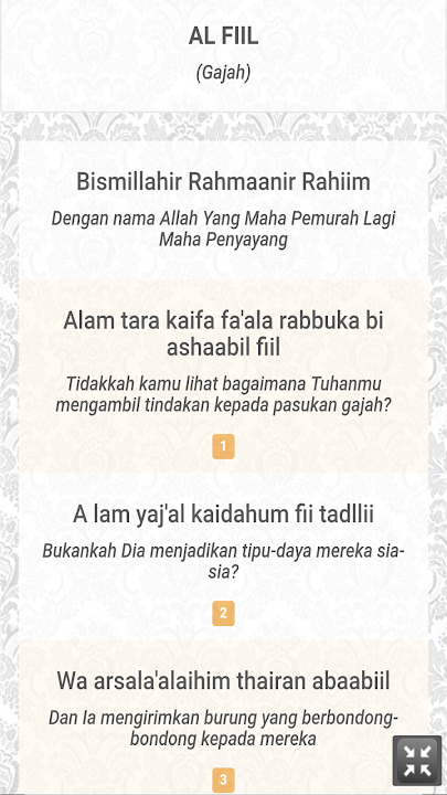 Detail Surat Al Fiil Latin Dan Artinya Nomer 38