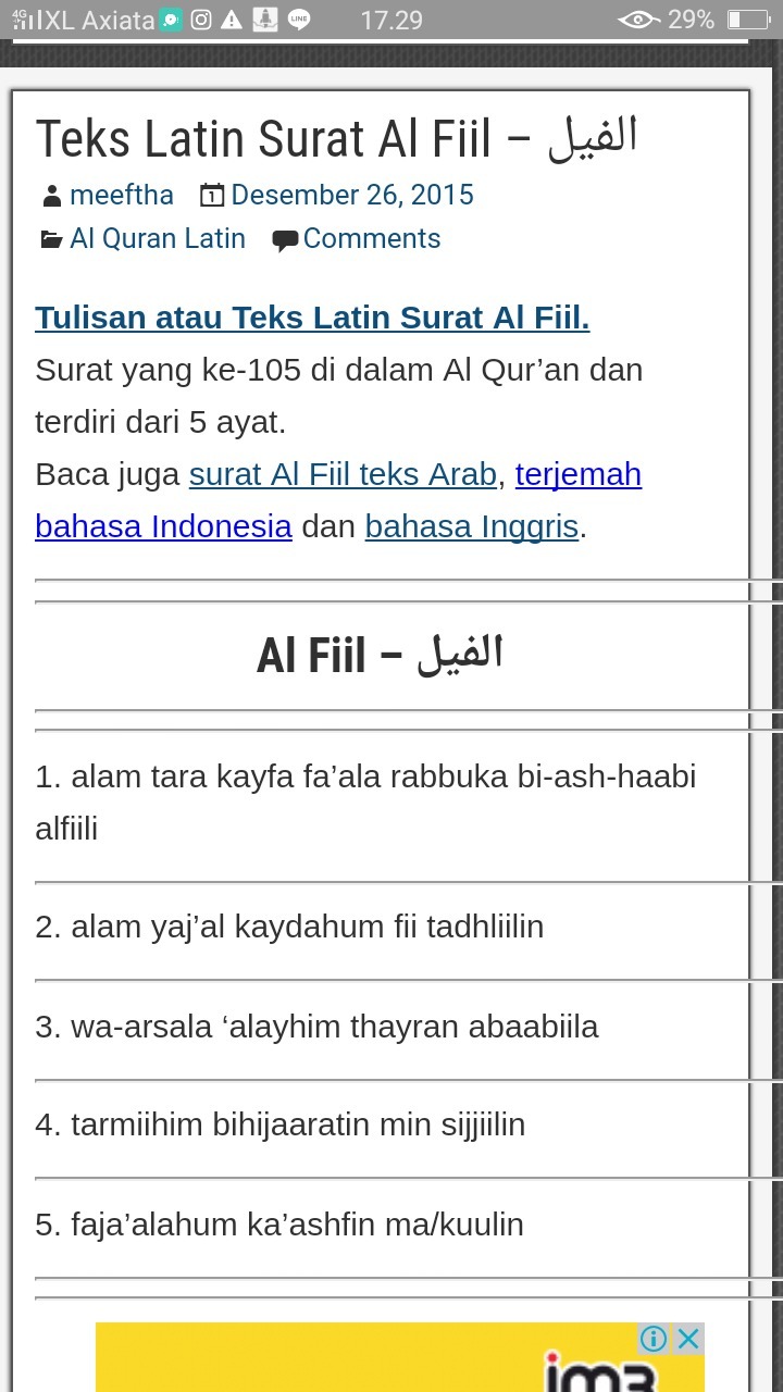 Detail Surat Al Fiil Surat Ke Berapa Nomer 51