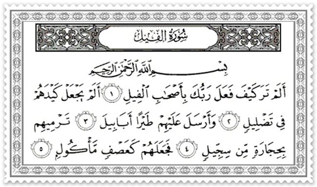 Detail Surat Al Fiil Terdiri Dari Berapa Ayat Nomer 3