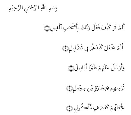 Detail Surat Al Fiil Terdiri Dari Berapa Ayat Nomer 22