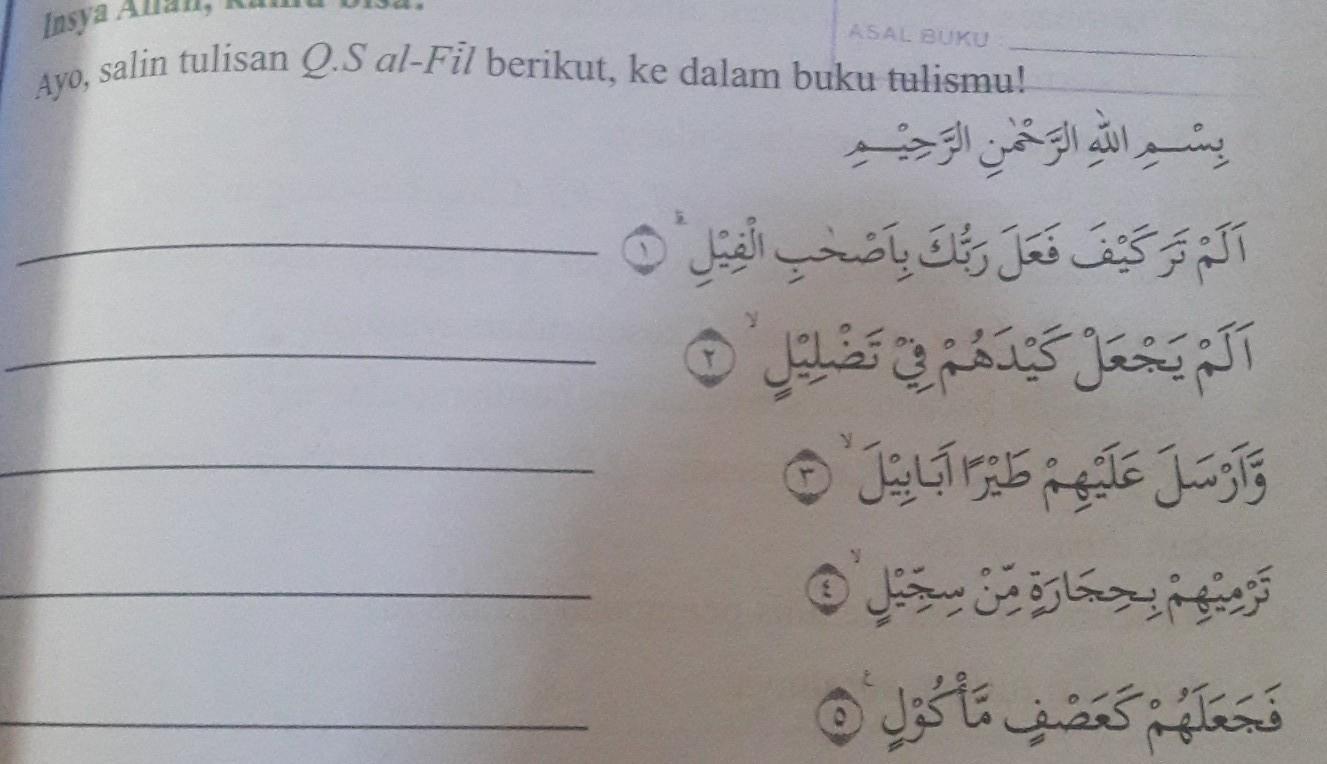 Detail Surat Al Fil Terdiri Dari Berapa Ayat Nomer 22