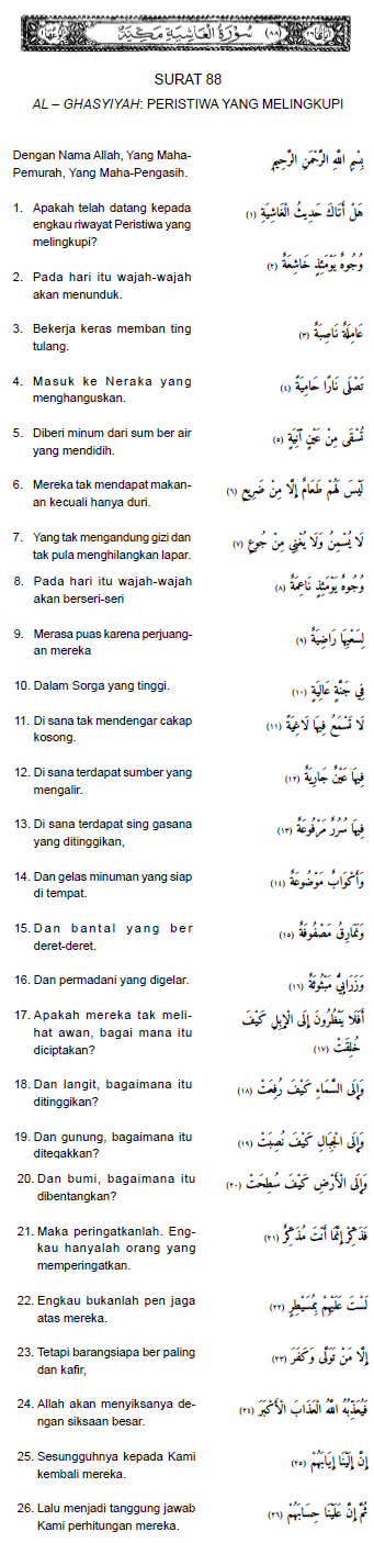 Detail Surat Al Ghasiyah Artinya Nomer 3