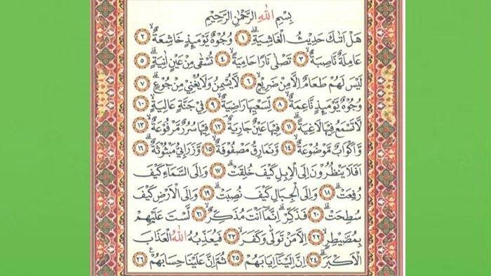 Detail Surat Al Ghasyiyah Dan Artinya Nomer 10