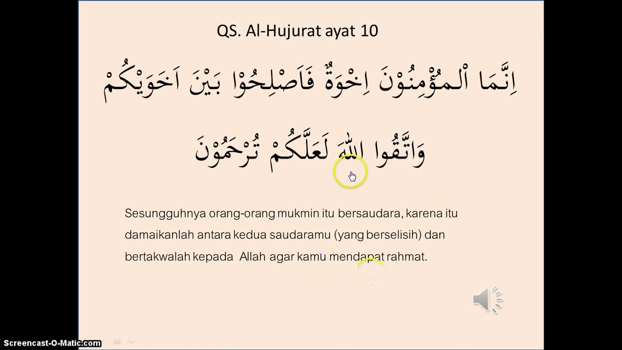 Detail Surat Al Hujurat Ayat 10 Artinya Nomer 9