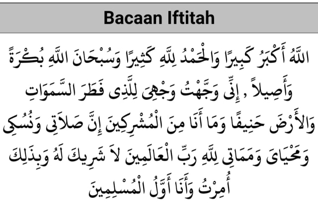 Detail Surat Al Iftitah Nomer 5