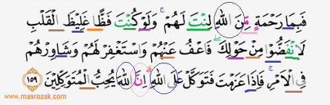 Detail Surat Al Imran Ayat 159 Beserta Tajwidnya Nomer 5