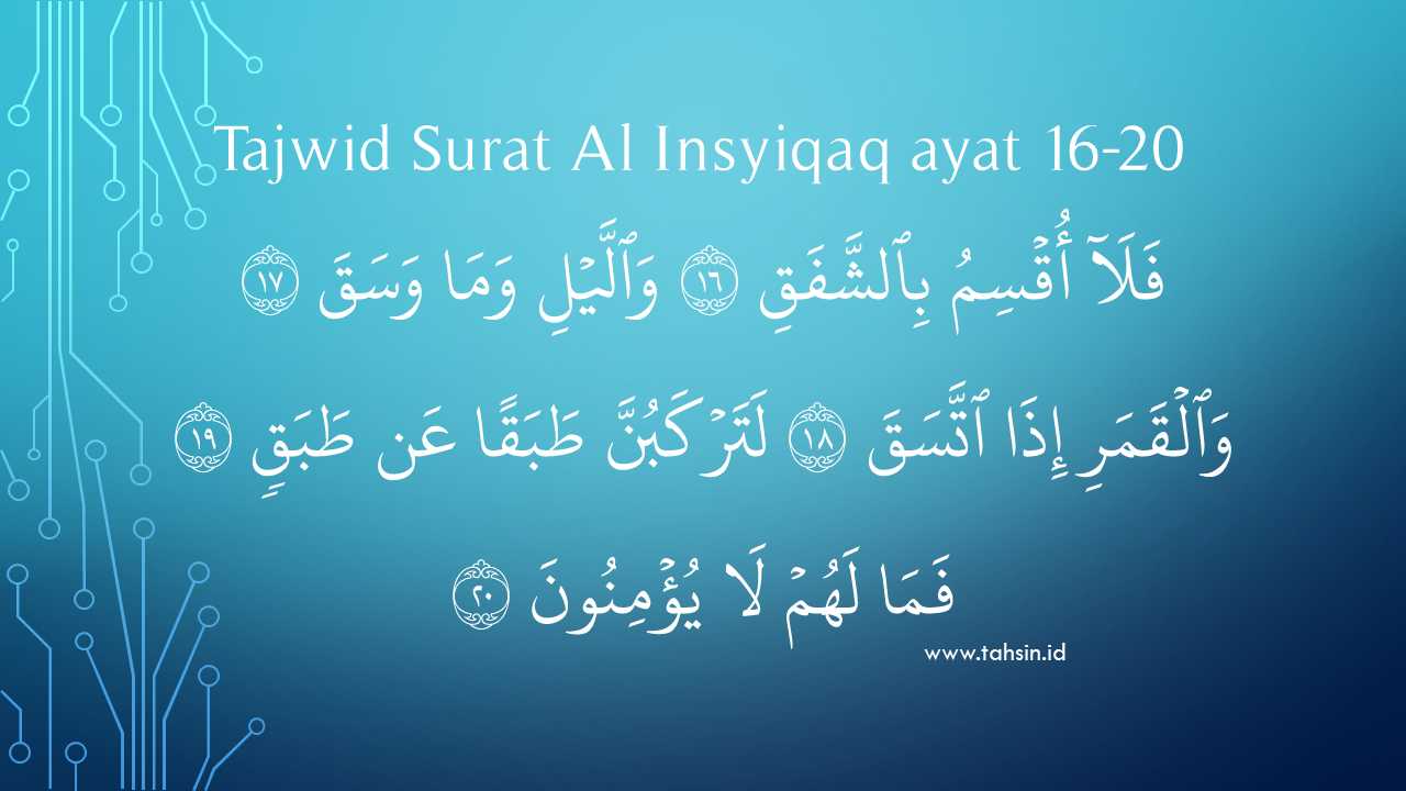 Detail Surat Al Insyiqaq Ayat 21 Dan Artinya Nomer 6