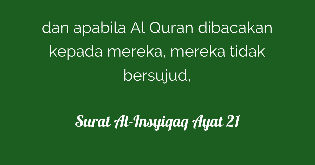 Detail Surat Al Insyiqaq Ayat 21 Dan Artinya Nomer 49