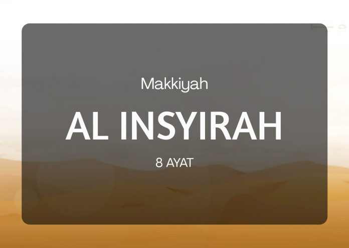 Detail Surat Al Insyirah Bahasa Indonesia Nomer 51