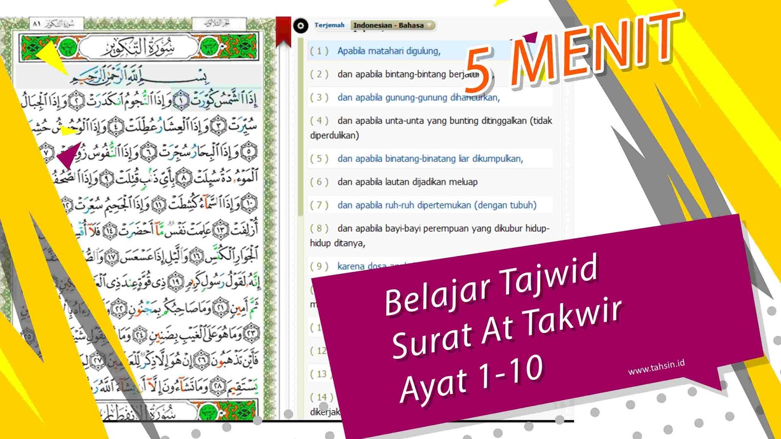 Detail Surat Al Insyirah Beserta Tajwidnya Nomer 40