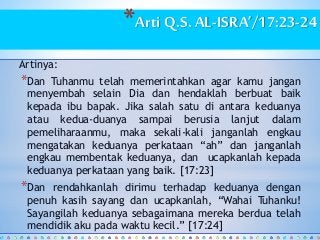 Detail Surat Al Isra Ayat 23 Beserta Artinya Nomer 33