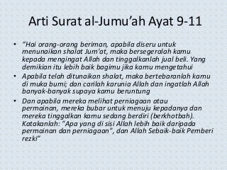 Detail Surat Al Jumu Ah Ayat 9 Beserta Artinya Nomer 39