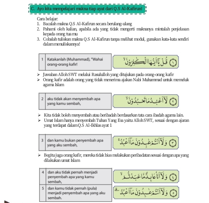 Detail Surat Al Kafirun Ada Berapa Ayat Nomer 27