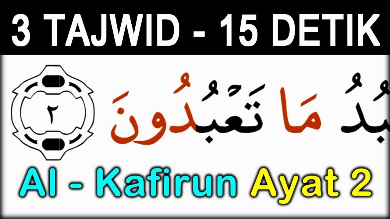 Detail Surat Al Kafirun Ada Berapa Ayat Nomer 34