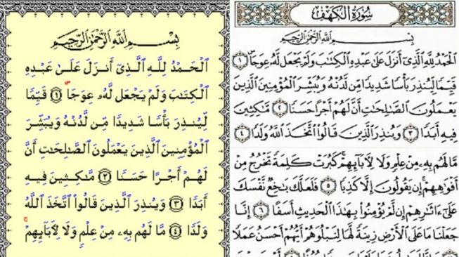 Detail Surat Al Kahfi Di Al Quran Halaman Berapa Nomer 6