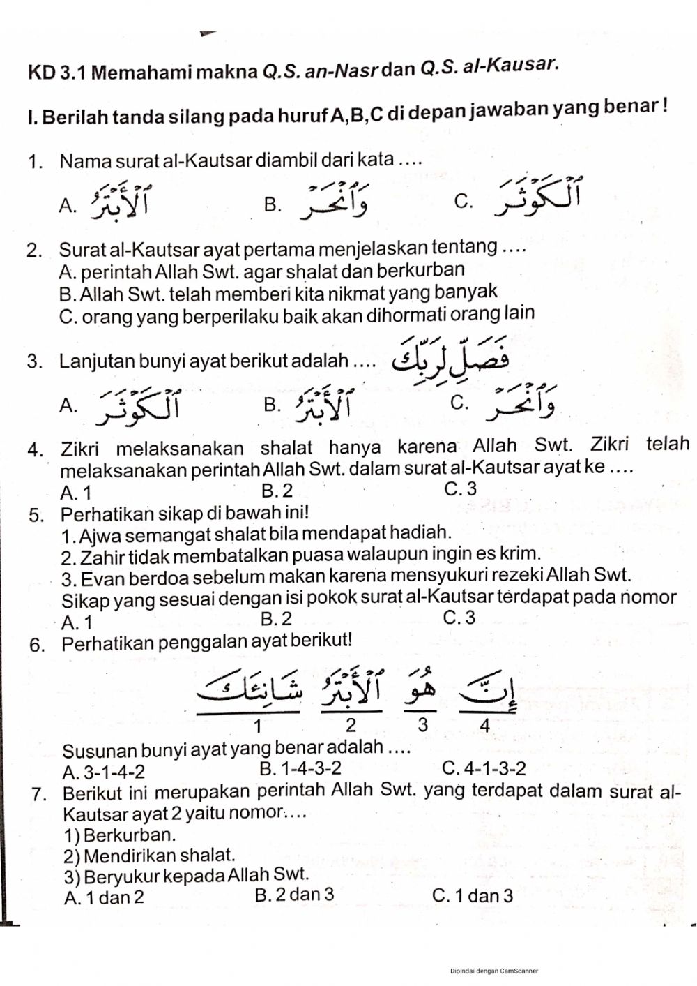 Detail Surat Al Kautsar Menjelaskan Tentang Nomer 23