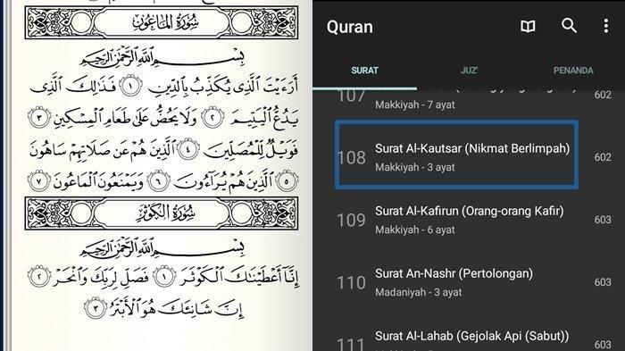 Detail Surat Al Kautsar Menjelaskan Tentang Nomer 6