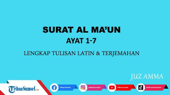 Detail Surat Al Ma Un Ayat 1 7 Beserta Artinya Nomer 22