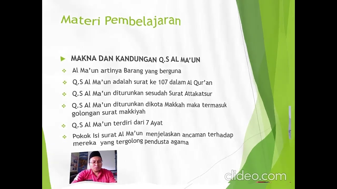 Detail Surat Al Ma Un Diturunkan Sesudah Surat Apa Nomer 26