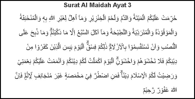 Detail Surat Al Maidah Ayat 2 3 Dan Artinya Nomer 12