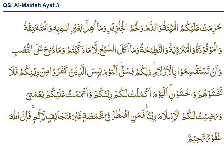 Detail Surat Al Maidah Ayat 2 3 Dan Artinya Nomer 16
