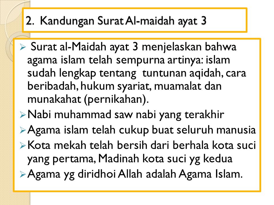 Detail Surat Al Maidah Ayat 2 3 Dan Artinya Nomer 51