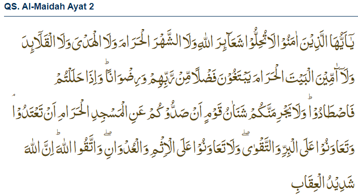 Detail Surat Al Maidah Ayat 2 3 Dan Artinya Nomer 9