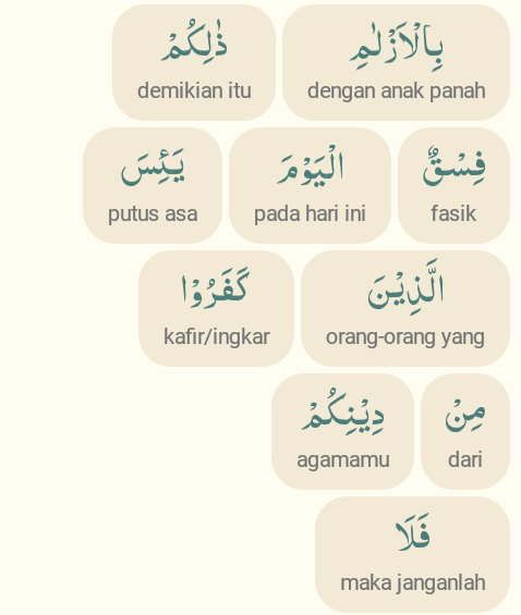 Detail Surat Al Maidah Ayat 3 Beserta Artinya Nomer 49