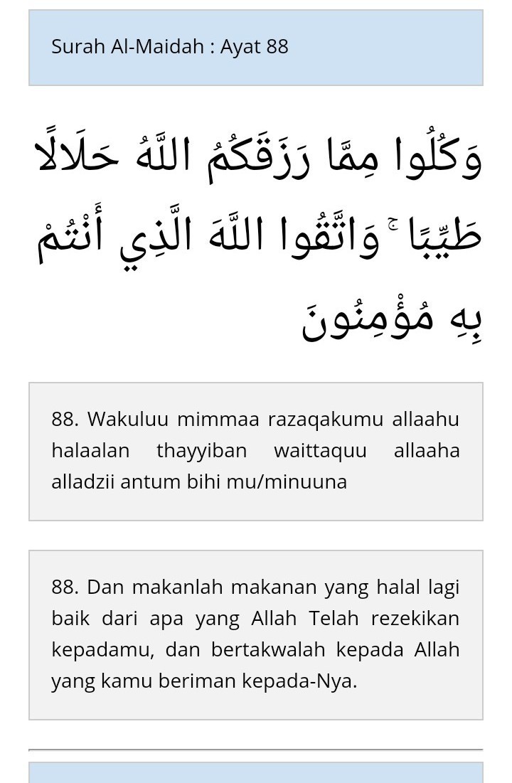 Detail Surat Al Maidah Ayat 3 Latin Dan Arti Nomer 19