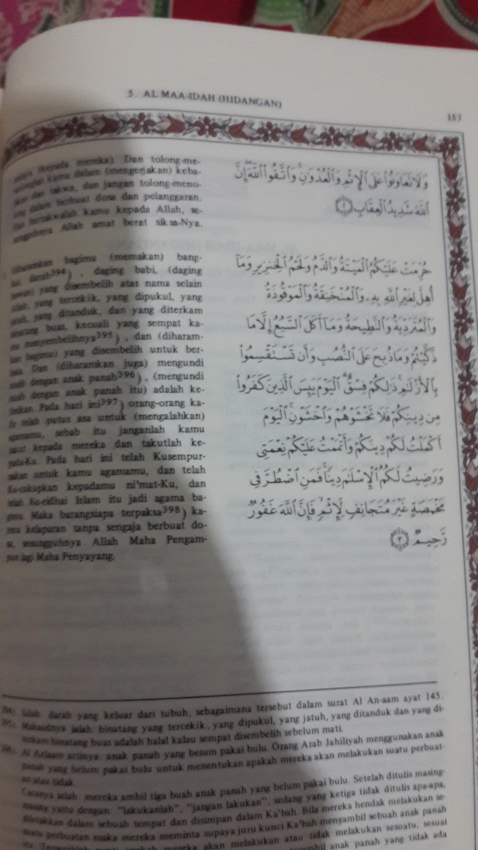 Detail Surat Al Maidah Ayat 3 Latin Dan Arti Nomer 50