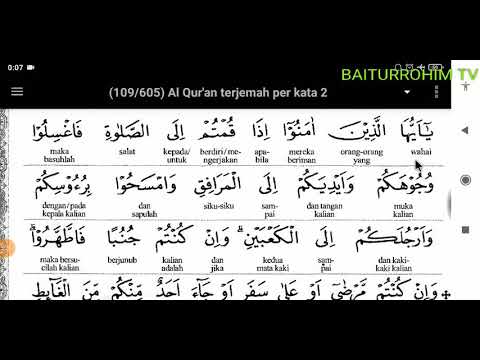 Detail Surat Al Maidah Ayat 6 Beserta Artinya Nomer 19