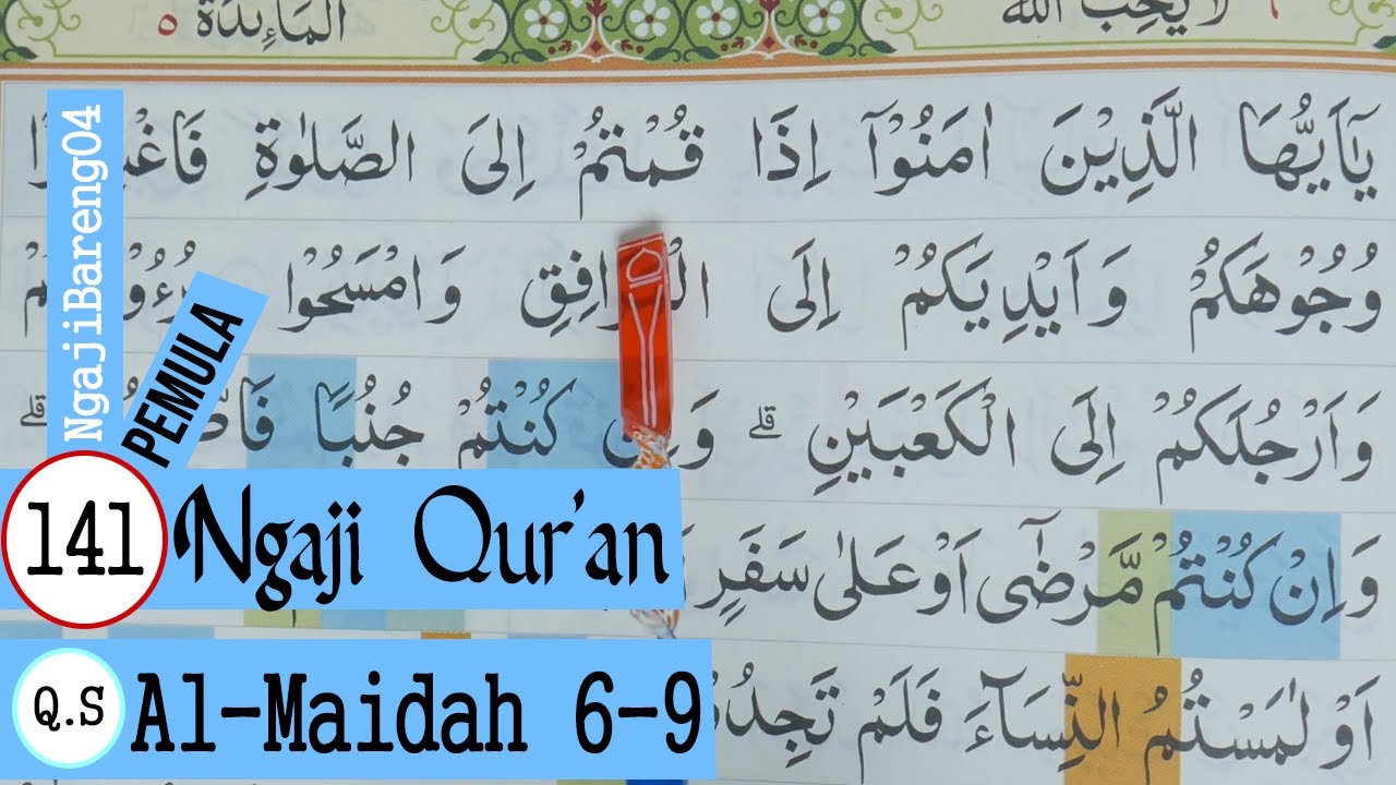 Detail Surat Al Maidah Ayat 6 Beserta Artinya Nomer 45