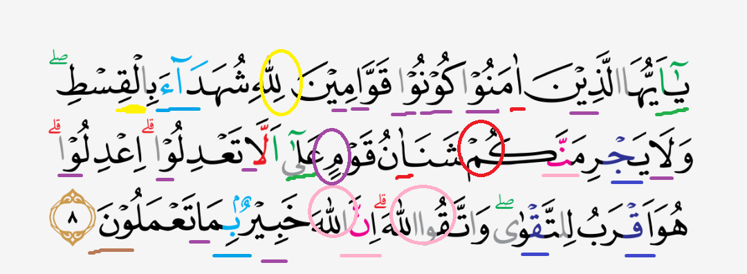 Detail Surat Al Maidah Ayat 8 Beserta Artinya Nomer 35