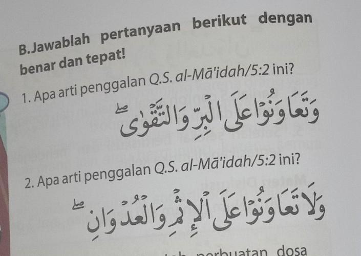 Detail Surat Al Maidah Beserta Artinya Nomer 3