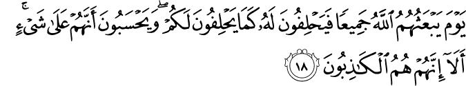 Detail Surat Al Mujadalah Ayat 6 Nomer 44