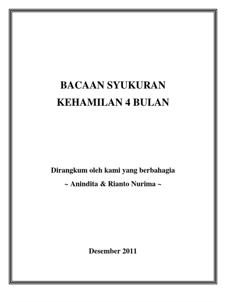 Detail Surat Alquran Untuk 4 Bulan Kehamilan Nomer 13